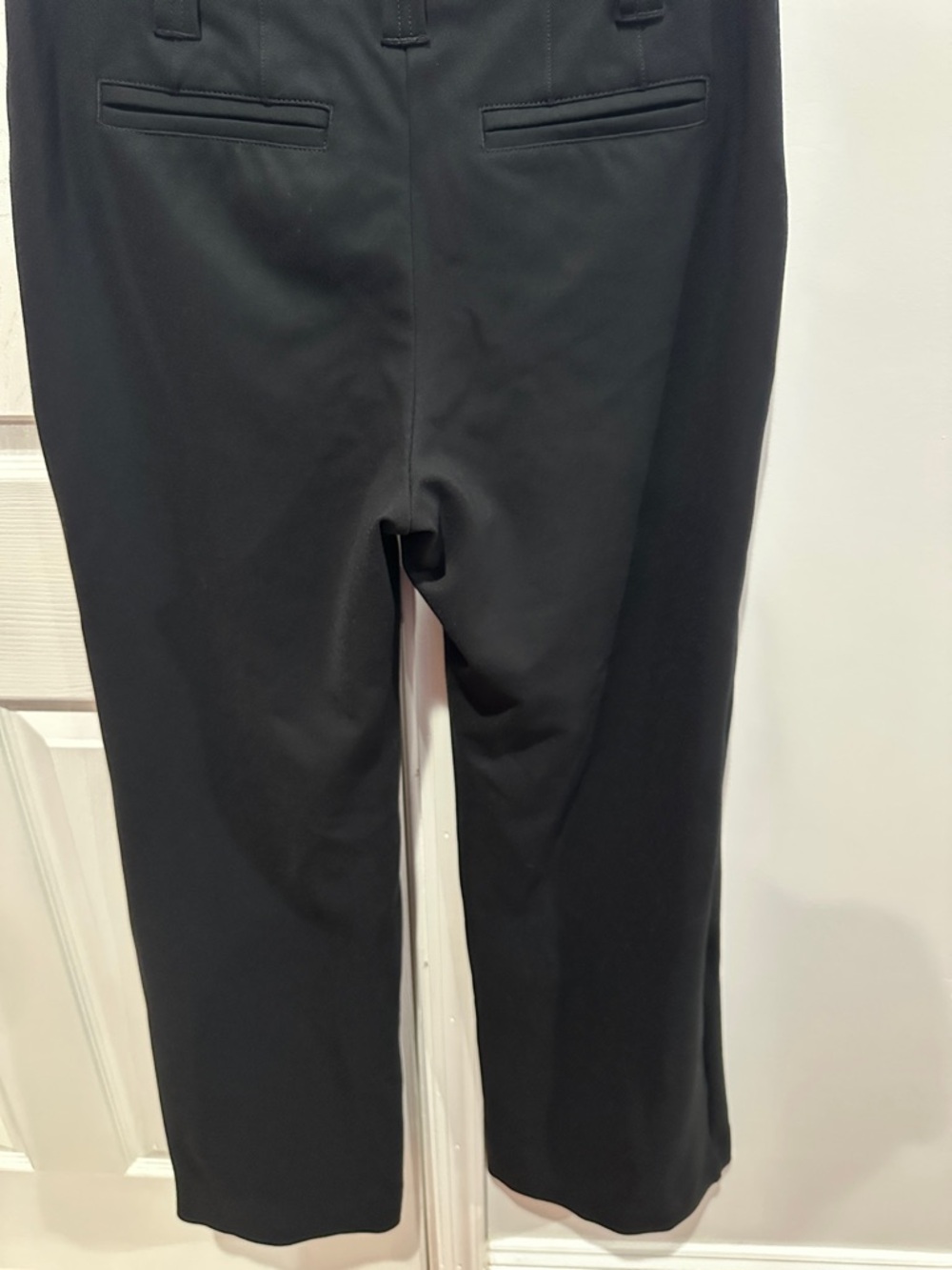 Maeve by Anthropologie The Naomi Ponte Wide Leg Flare Pants Size 10 - Picture 9 of 12